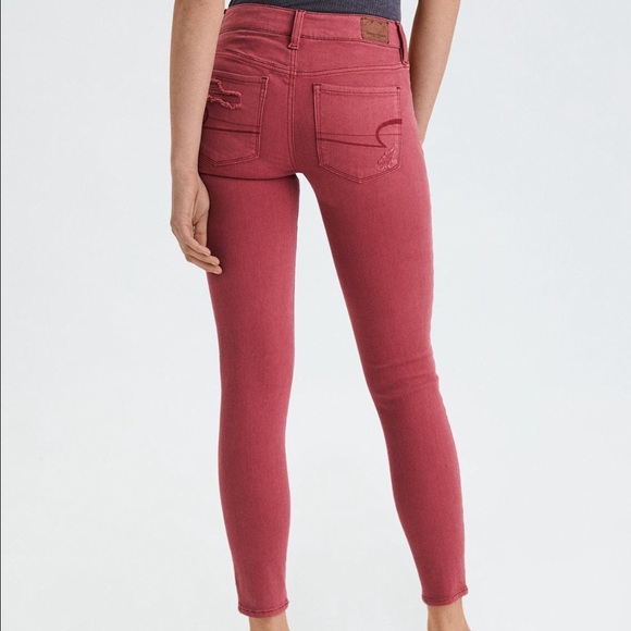 American Eagle Outfitters Denim - American Eagle Raw Hem Jeggins Crop